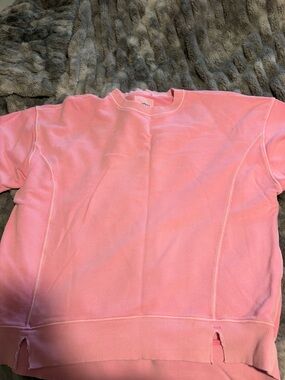 aerie Light Pink Pullover Sweatshirt